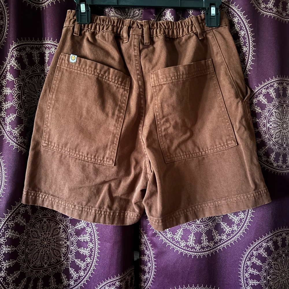 Big Bud Press Brown Women Work Pant Cargo Shorts - Picture 7 of 7